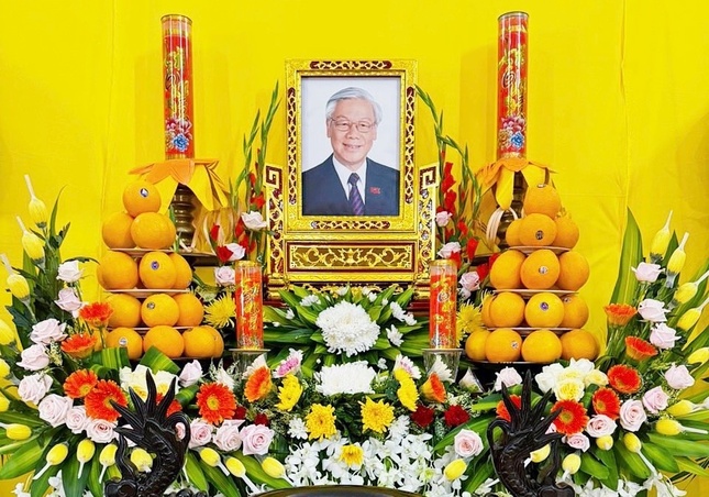 Hương án tưởng niệm Tổng Bí thư Nguyễn Phú Trọng
