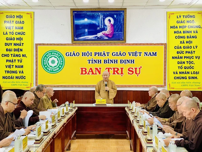 Hòa thượng Thích Nguyên Phước phát biểu