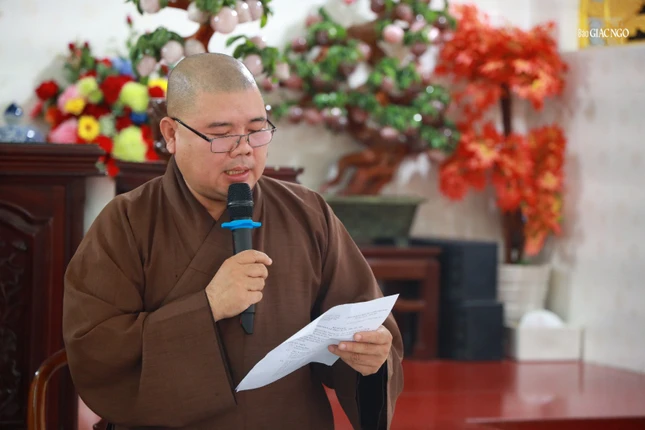 Đại đức Thích Bửu Đăng triển khai kế hoạch tổ chức Hội thi giáo lý Phật tử Q.Bình Thạnh