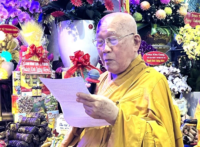 Trưởng lão Hòa thượng Thích Như Niệm ôn lại cuộc đời và đạo nghiệp của Tổ sư