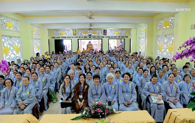 Gần 300 Phật tử tại H.Bình Chánh hào hứng khi được tham dự Hội thi giáo lý Phật tử năm 2024 tổ chức tại chùa Phước Thiện (xã Bình Chánh)