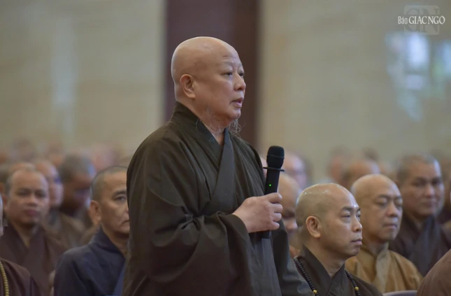 Hòa thượng Thích Lệ Trang đặt câu hỏi về vấn đề hàng cư sĩ cử tội một vị Tỳ-kheo, trường hợp nào cho phép và trường hợp nào không thể chấp nhận?