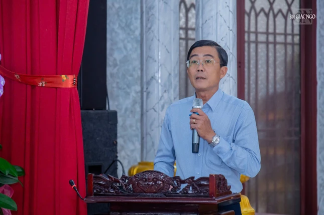 Ông Lý Hiếu Thanh phát biểu