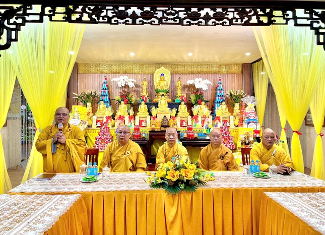 Đại đức Thích Quang Hội phát biểu