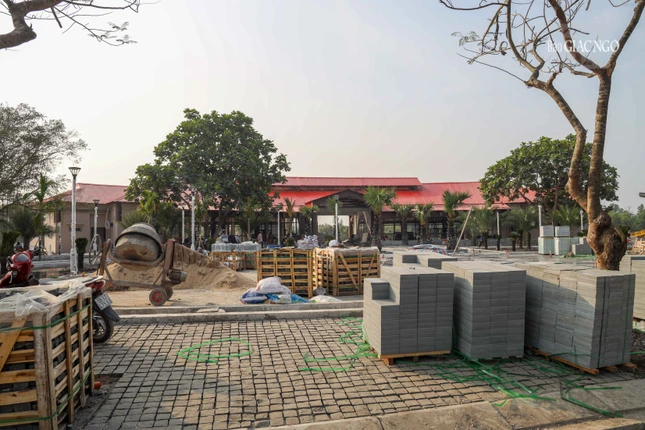 Các hạng mục công trình đang được hoàn thiện