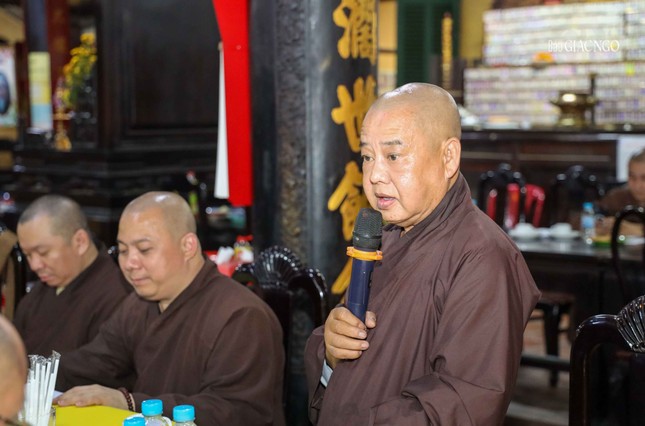 Thượng tọa Thích Từ Trí kêu gọi các tự viện ủng hộ kinh phí cho các hoạt động Phật sự sắp tới