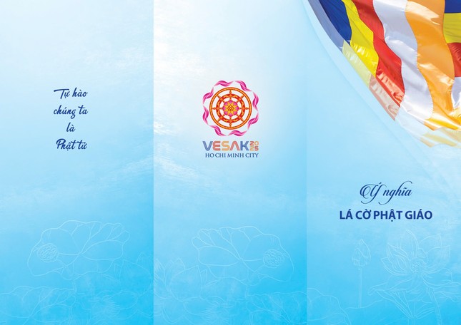 Thiết kế nội dung ý nghĩa lá cờ Phật giáo