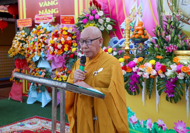 Hòa thượng Thích Huệ Thông đọc Diễn văn Phật đản Phật lịch 2569