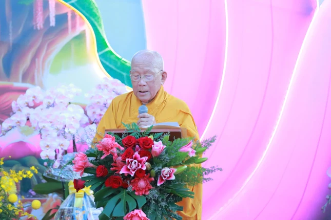 Trưởng lão Hòa thượng Thích Như Niệm tuyên đọc Thông điệp Đại lễ Phật đản Phật lịch 2569 của Đức Pháp chủ GHPGVN Trưởng lão Hòa thượng Thích Như Niệm tuyên đọc Thông điệp Đại lễ Phật đản Phật lịch 2569 của Đức Pháp chủ GHPGVN