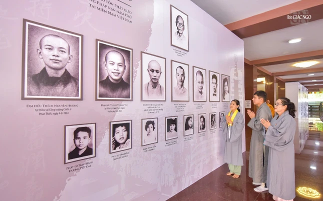 Phật tử thành kính tưởng niệm chư vị Thánh tử đạo