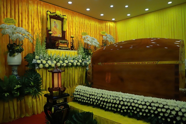 Kim quan Hòa thượng Thích Thiện Nghĩa tôn trí tại chùa Chơn Giác