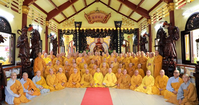 105 chư Tăng an cư tại chùa Bửu Liên