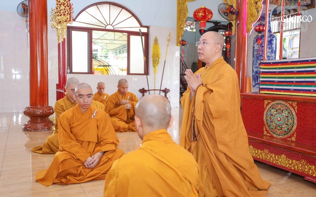 Đại đức Thích An Khánh báo cáo túc số Đại đức Thích An Khánh báo cáo túc số