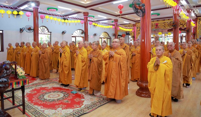 Chư Tăng tại xã Hóc Môn, Bà Điểm, Đông Thạnh và Xuân Thới Sơn tham dự buổi lễ