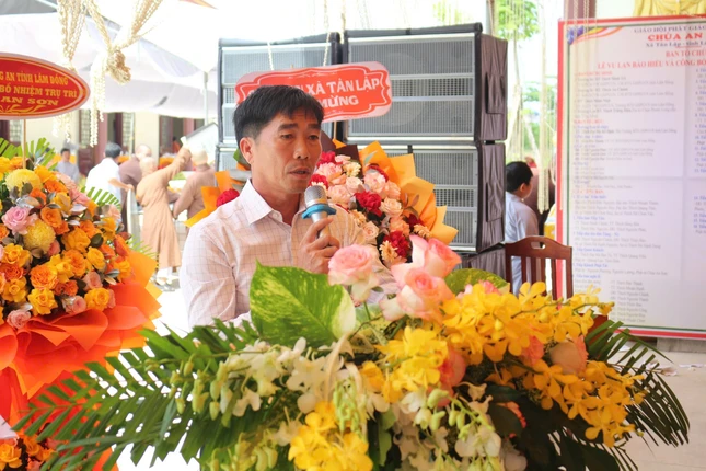 Đại diện chính quyền địa phương phát biểu Đại diện chính quyền địa phương phát biểu