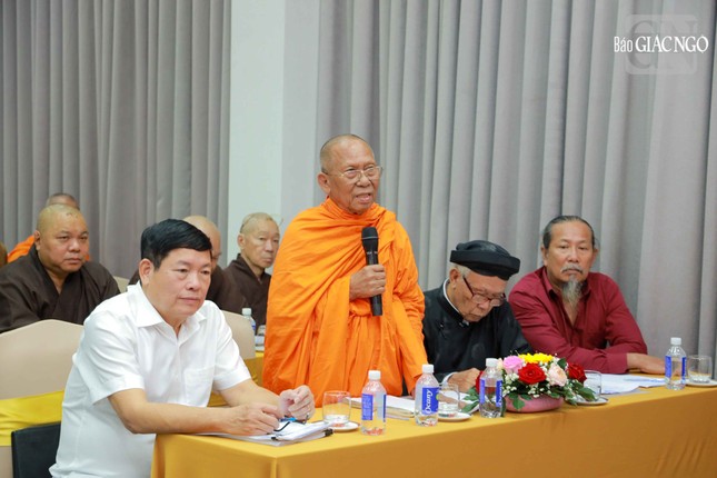 Hòa thượng Thạch Sok Xane phát biểu