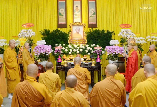 Khóa lễ cung tiến Giác linh Trưởng lão Hòa thượng Thích Thiện Tánh