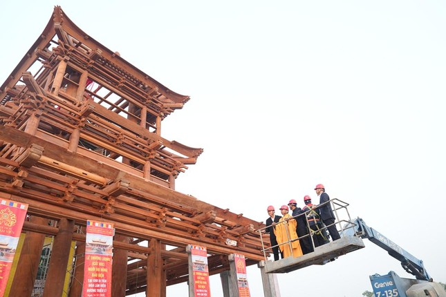 Lễ thượng lương đánh dấu một giai đoạn quan trọng trong quá trình kiến tạo ngôi phạm vũ