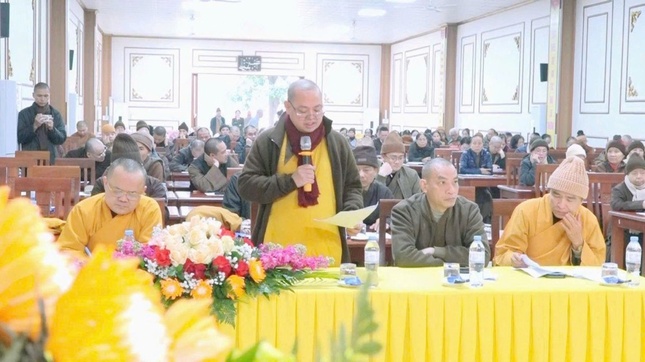 Chư tôn đức các tự viện đóng góp ý kiến