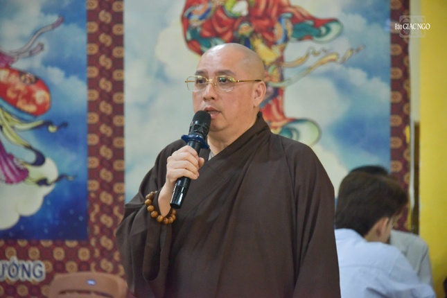 Thượng tọa Thích Từ Tánh phát biểu