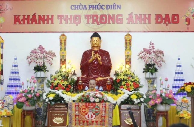 Đại đức Thích Nhựt Phú phát biểu