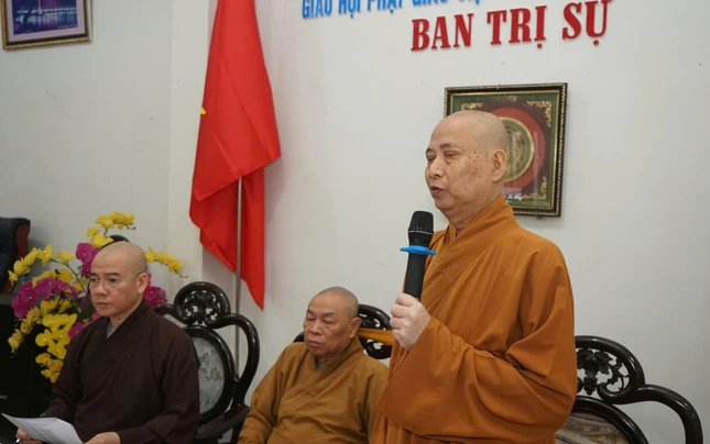 Hòa thượng Thích Phước Minh đóng góp ý kiến