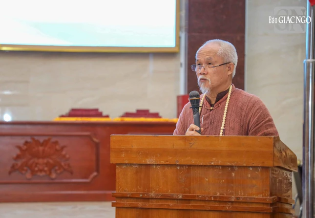 Thượng tọa Thích Giác Dũng giới thiệu về lịch sử hình thành và sự phát triển của GHPGVN