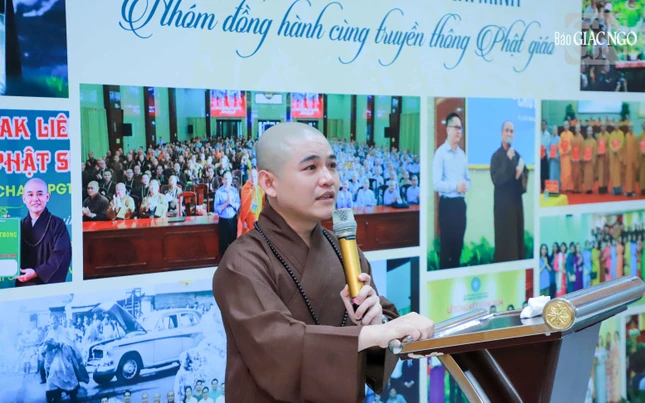 Đại đức Thích Hoằng Tâm xúc động khi nhớ lại các kỷ niệm đồng hành cùng Ban từ ngày đầu thành lập