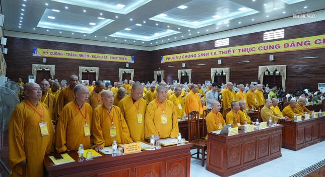 Ban Trị sự Phật giáo tỉnh Ninh Bình nhiệm kỳ 2022-2027 tuyên bố mãn nhiệm