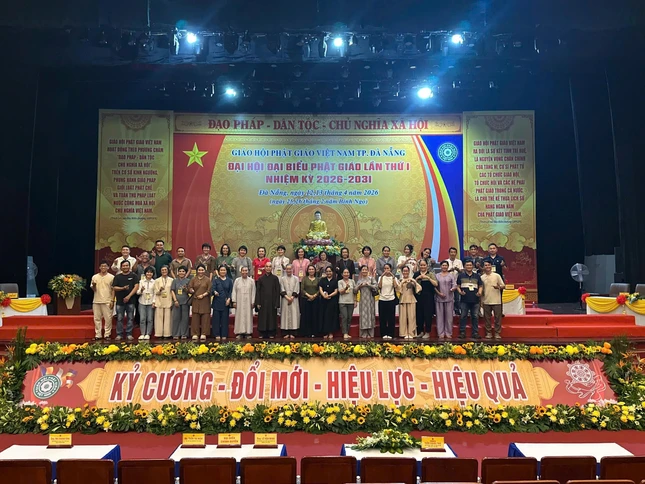 Tất cả đã sẵn sàng cho Đại hội đại biểu Phật giáo TP.Đà Nẵng lần thứ I diễn ra trong 2 ngày, 12 và 13-4-2026 tại nhà hát Trưng Vương