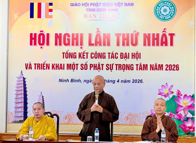 Hòa thượng Thích Quảng Hà phát biểu khai mạc