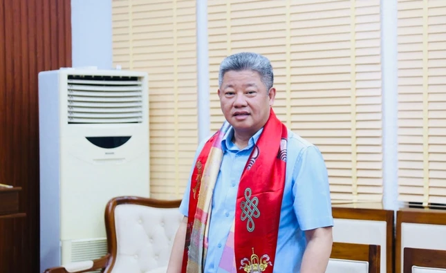 Tân Phó Bí thư, Chủ tịch UBND tỉnh Hưng Yên tri ân phái đoàn Ban Trị sự GHPGVN tỉnh