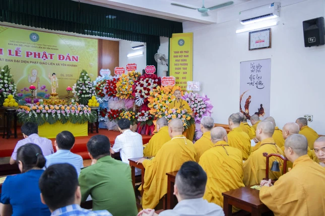 Thượng tọa Thích Minh Quang phát biểu nhận nhiệm vụ