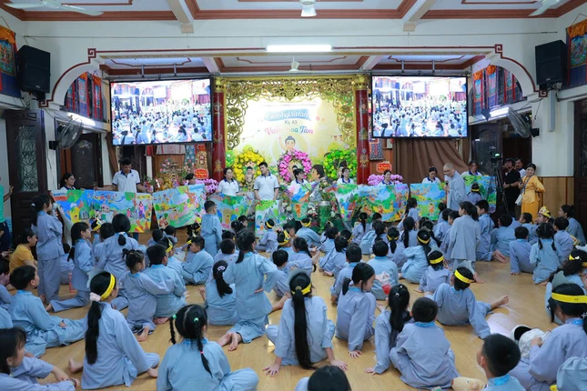 Cùng nhau xem thành quả tô màu tranh vườn Lâm-tỳ-ni của các em thiếu nhi