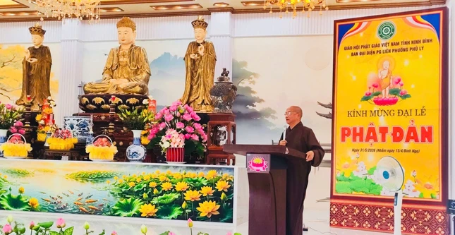 Hòa thượng Thích Quảng Hà phát biểu chỉ đạo Hòa thượng Thích Quảng Hà phát biểu chỉ đạo