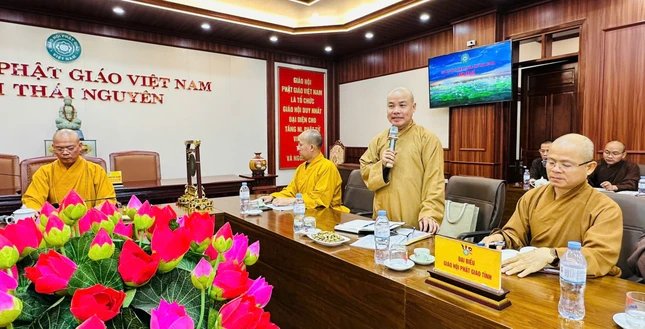 Chư tôn đức thảo luận tình hình hoạt động Phật giáo trên địa bàn tỉnh Thái Nguyên trong thời gian qua