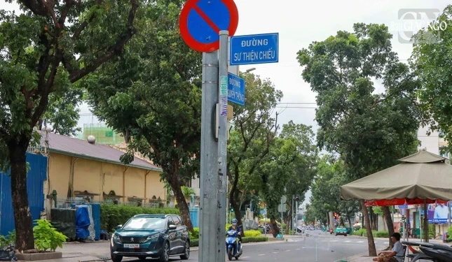 Đường Sư Thiện Chiếu trên địa bàn phường Xuân Hòa, TP.HCM