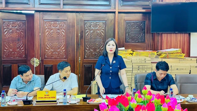 Đại diện chính quyền đóng góp ý kiến