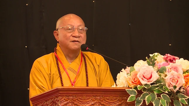 Hòa thượng Thích Gia Quang phát biểu khai mạc Hòa thượng Thích Gia Quang phát biểu khai mạc