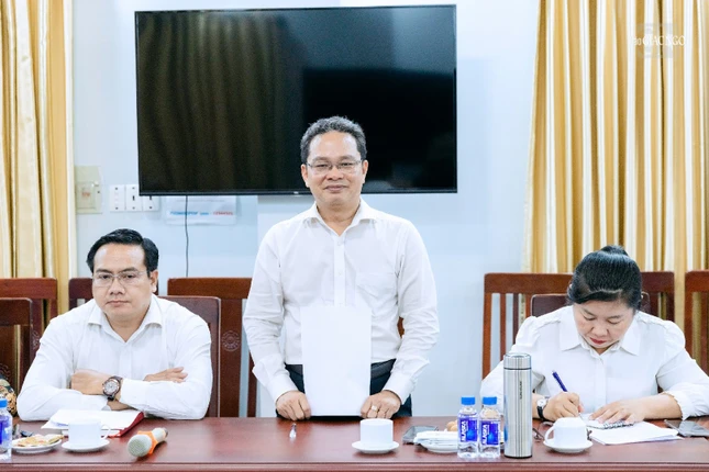 Phó Chủ tịch Ủy ban MTTQVN TP.HCM Phạm Minh Tuấn phát biểu Phó Chủ tịch Ủy ban MTTQVN TP.HCM Phạm Minh Tuấn phát biểu