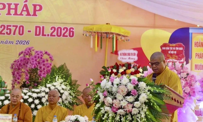 Thượng tọa Thích Thanh Mạnh báo cáo công tác tổ chức và chương trình tu học khóa An cư kiết hạ Phật lịch 2570 Thượng tọa Thích Thanh Mạnh báo cáo công tác tổ chức và chương trình tu học khóa An cư kiết hạ Phật lịch 2570