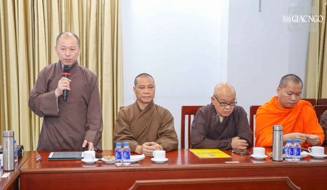 Thượng tọa Thích Minh Nhẫn tóm tắt Đề án dự kiến Ban Tổ chức Đại hội đại biểu Phật giáo toàn quốc lần thứ X