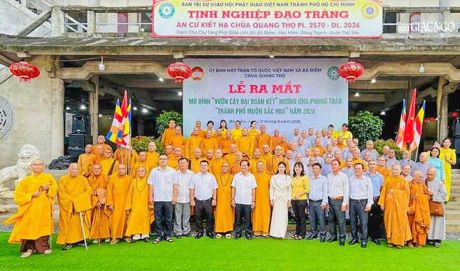 Lưu niệm tại khóa huân tu tập trung năm 2026 tại chùa Quang Thọ