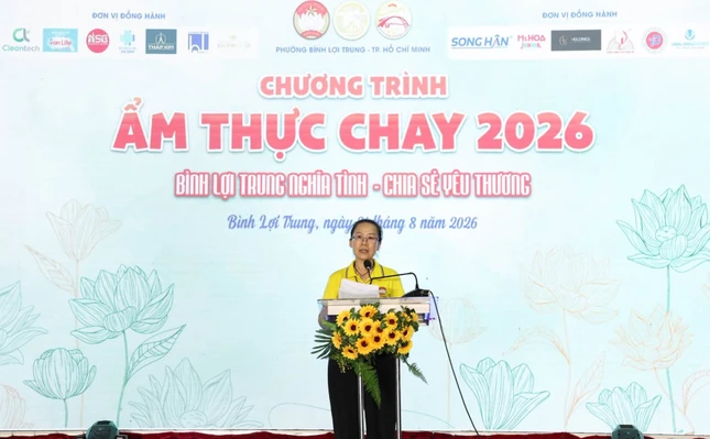 Chủ tịch Ủy ban MTTQVN P.Bình Lợi Trung Võ Thị Phương Uyên phát biểu Chủ tịch Ủy ban MTTQVN P.Bình Lợi Trung Võ Thị Phương Uyên phát biểu