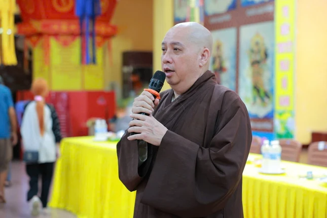 Thượng tọa Thích Từ Tánh phát biểu