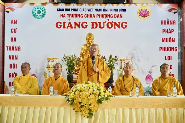 ...thể hiện sự quan tâm, kết nối và trách nhiệm của chư tôn đức lãnh đạo Giáo hội tỉnh đối với đời sống tu học của Tăng Ni