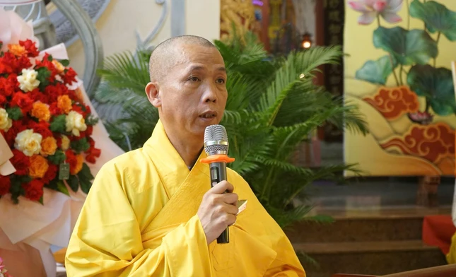 Thượng tọa Thích Thanh Bảo công bố quyết định bổ nhiệm trụ trì chùa Nam Thọ Thượng tọa Thích Thanh Bảo công bố quyết định bổ nhiệm trụ trì chùa Nam Thọ