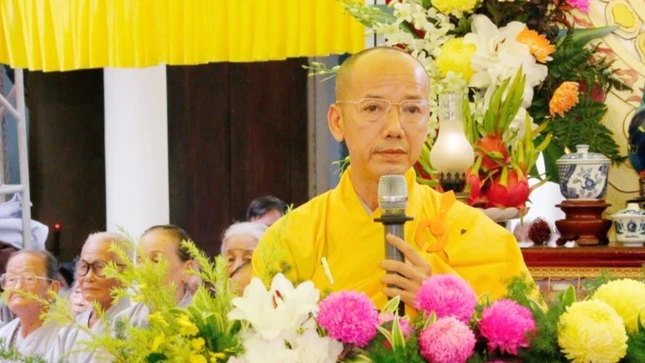 Thượng tọa Thích Tánh Thông công bố quyết định bổ nhiệm trụ trì chùa An Thành Thượng tọa Thích Tánh Thông công bố quyết định bổ nhiệm trụ trì chùa An Thành