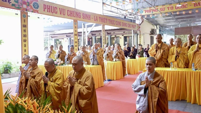 54 hành giả hạ trường chùa Mậu Chử trang nghiêm lễ tạ pháp