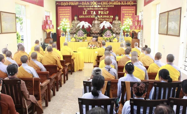Lễ tạ pháp tại trường hạ chùa Liêu Hải, khép lại một mùa An cư với tinh thần tinh tấn tu học, hành trì và trưởng dưỡng đạo tâm